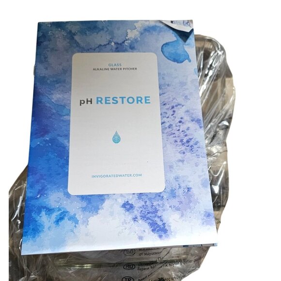 Glass Alkaline Water Pitcher By Invigorated Water 3.5L pH Restore Alkalize Ioniz - Picture 4 of 7